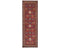 12 Feet Red Kazak Afghan Hand Knotted Wool Runner Rug